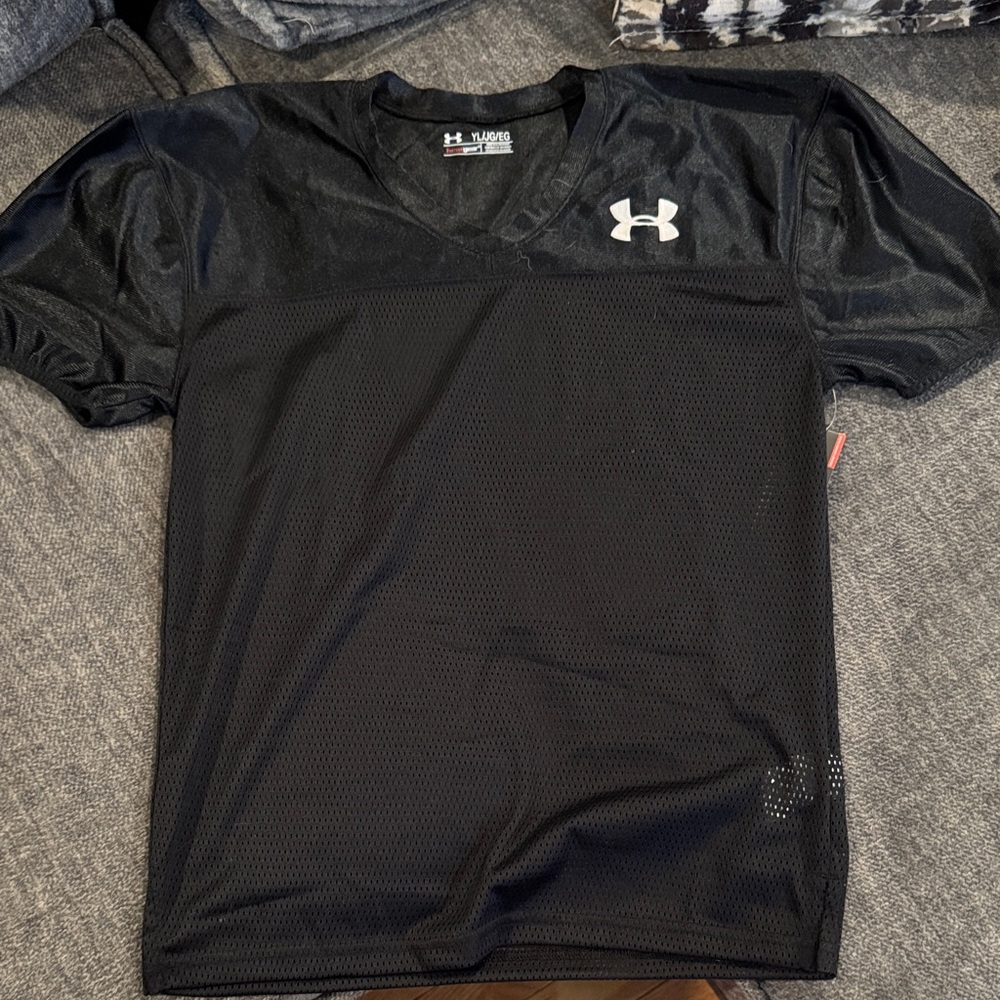Under Armour Youth Black Mesh Jersey